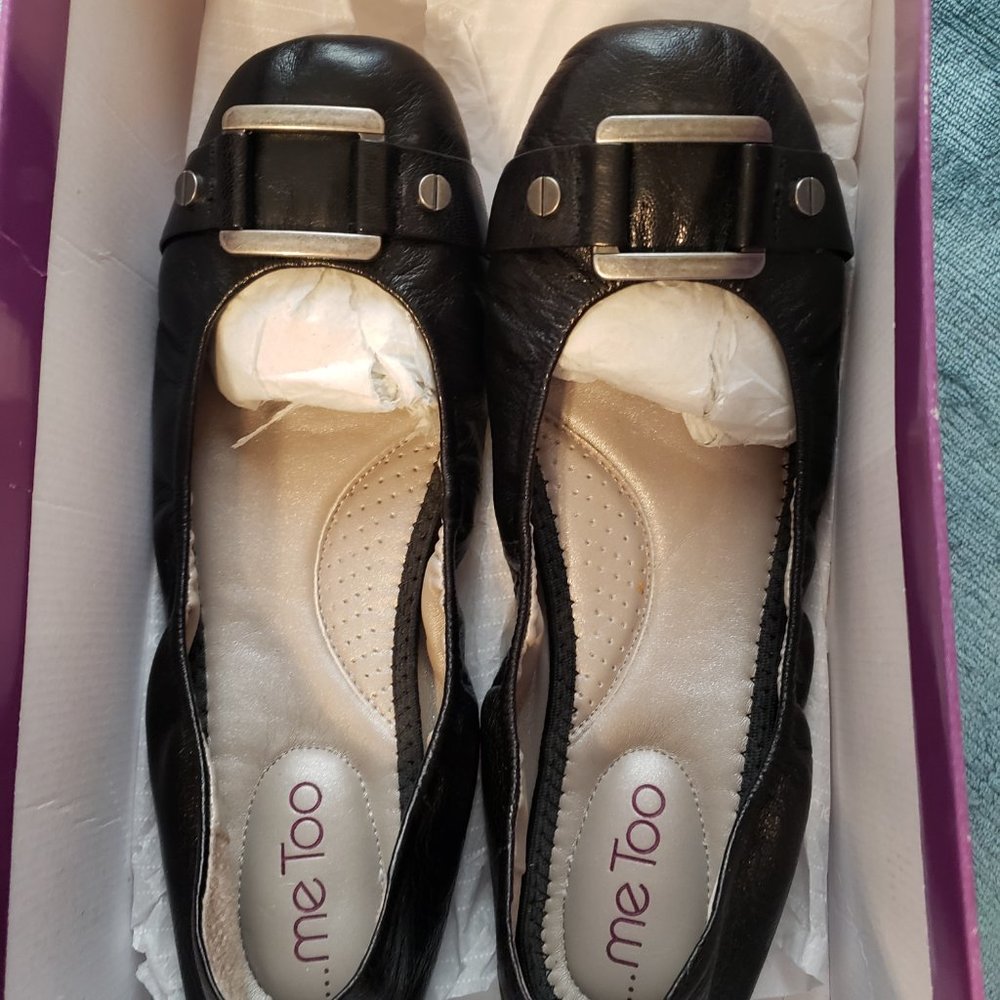 Me Too Tru Black flats